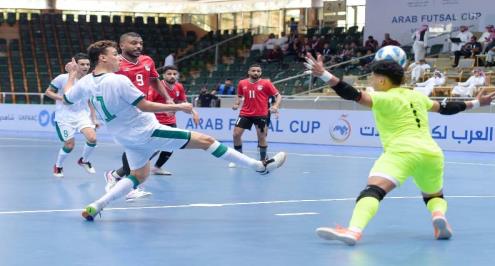 ريمونتادا مثيرة.. العراق تفرض التعادل على مصر بكأس العرب للصالات